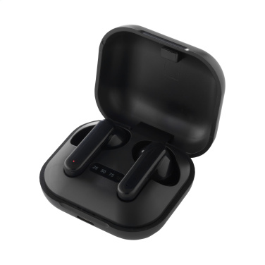 Logo trade advertising products picture of: Aron TWS Wireless Earbuds in Charging Case