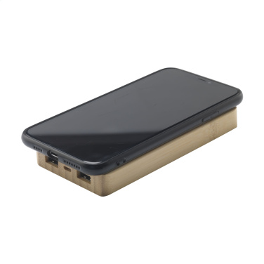 Logotrade promotional gift picture of: Solar Powerbank 8000+ Wireless Charger