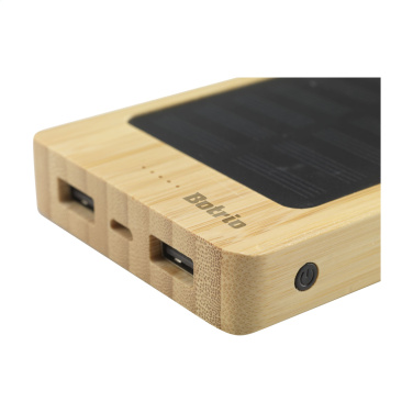 Logotrade promotional product picture of: Solar Powerbank 8000+ Wireless Charger