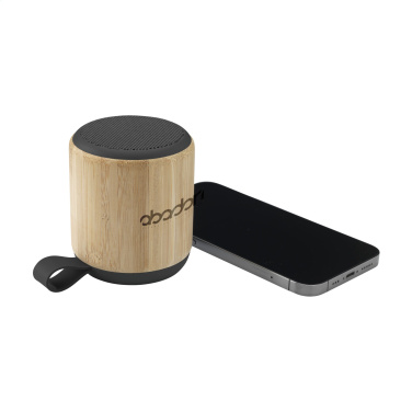 Logotrade advertising product image of: Timor Bamboo Wireless Speaker