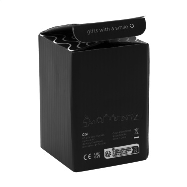 Logo trade corporate gifts image of: Timor Bamboo Wireless Speaker