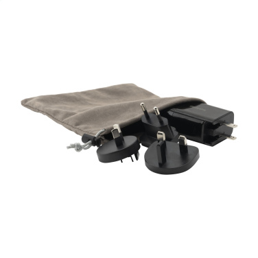 Logo trade promotional merchandise picture of: Philips Travel Charger