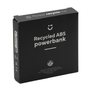 Logo trade promotional merchandise image of: Compact 5000 RCS Recycled ABS Powerbank