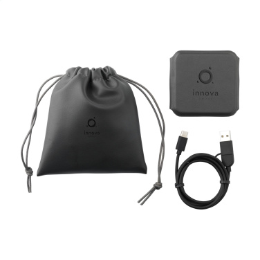 Logotrade promotional items photo of: TriCharge RCS  Recycled PU Wireless Charger