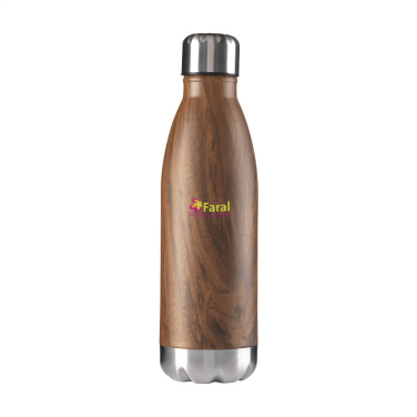 Logotrade corporate gift picture of: Topflask Wood 500 ml drinking bottle