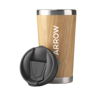 Logotrade promotional giveaway image of: Tokyo 450 ml bamboo thermo cup