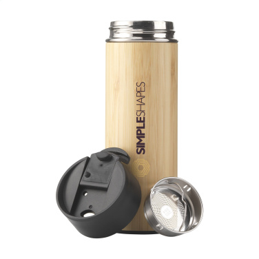 Logotrade advertising products photo of: Sakura 360 ml bamboo thermo bottle/thermo cup