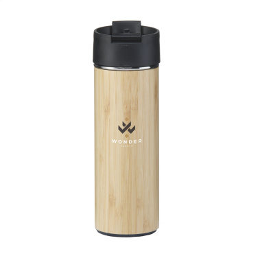 Logo trade corporate gift photo of: Sakura 360 ml bamboo thermo bottle/thermo cup