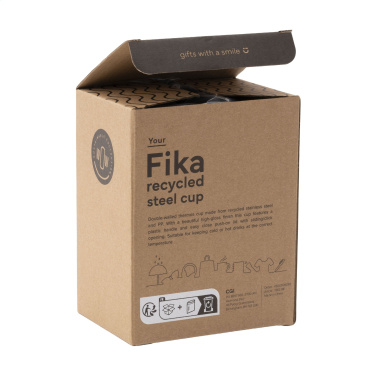Logotrade promotional gift picture of: Fika RCS Recycled Steel Cup 400 ml thermo cup