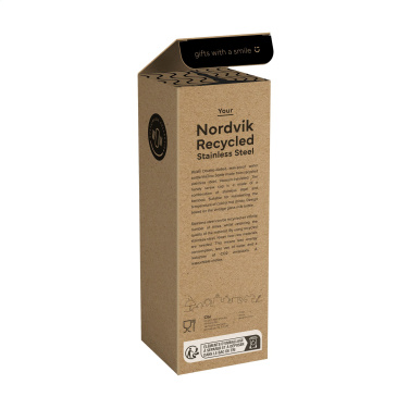Logo trade promotional giveaway photo of: Nordvik RCS Recycled Steel 500 ml drinking bottle
