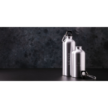 Logo trade promotional merchandise photo of: AluMini GRS Recycled 500 ml water bottle