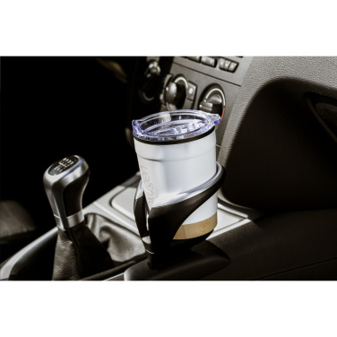 Logotrade promotional merchandise image of: Kobe Bamboo RCS Recycled Steel 350 ml coffee cup