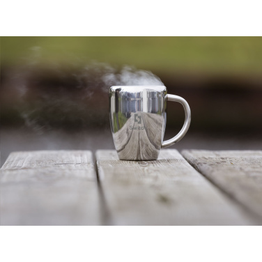 Logo trade promotional products image of: SteelMug RCS Recycled Steel 220 ml