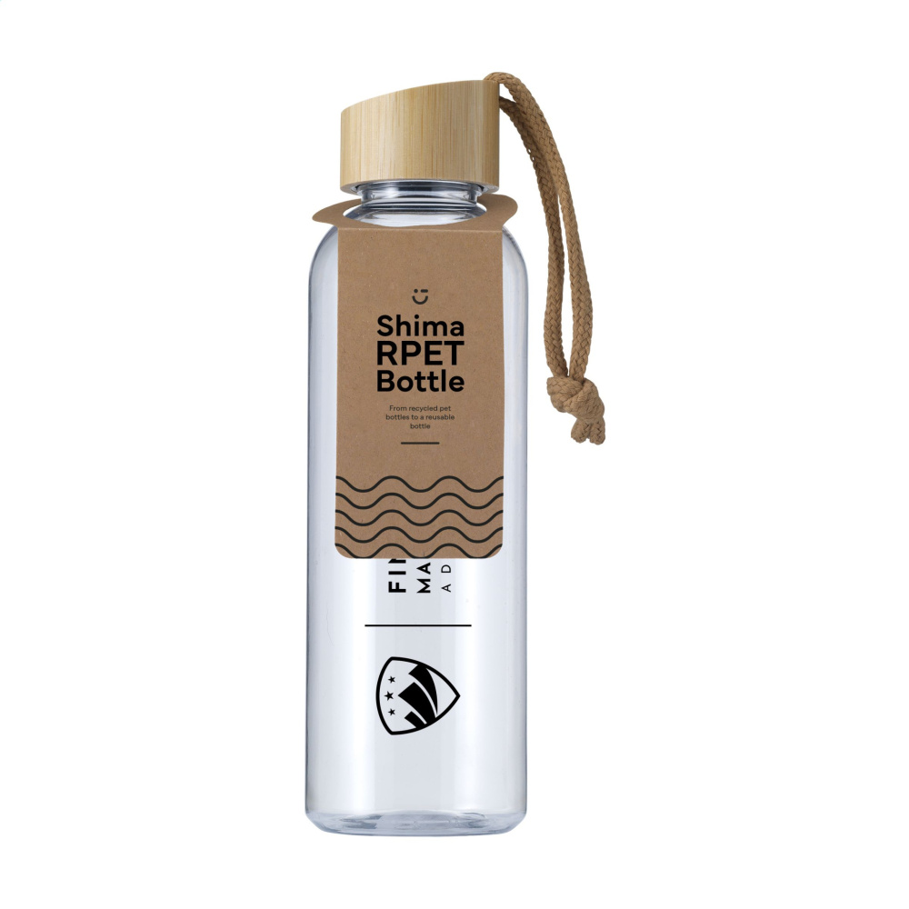 Logotrade promotional product image of: Shima GRS RPET Bottle 680 ml water bottle