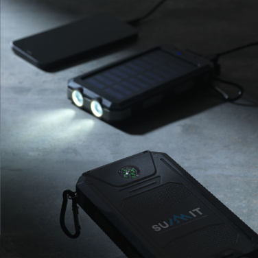 Logotrade promotional gift image of: Trail RCS Solar Charger Compass 8000