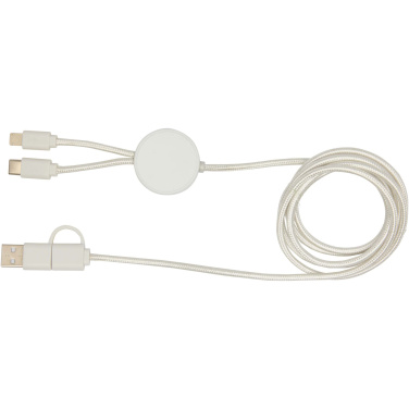 Logotrade promotional item picture of: Citala 5-in-1 recycled plastic 150 cm data sync and 27W fast charge cable