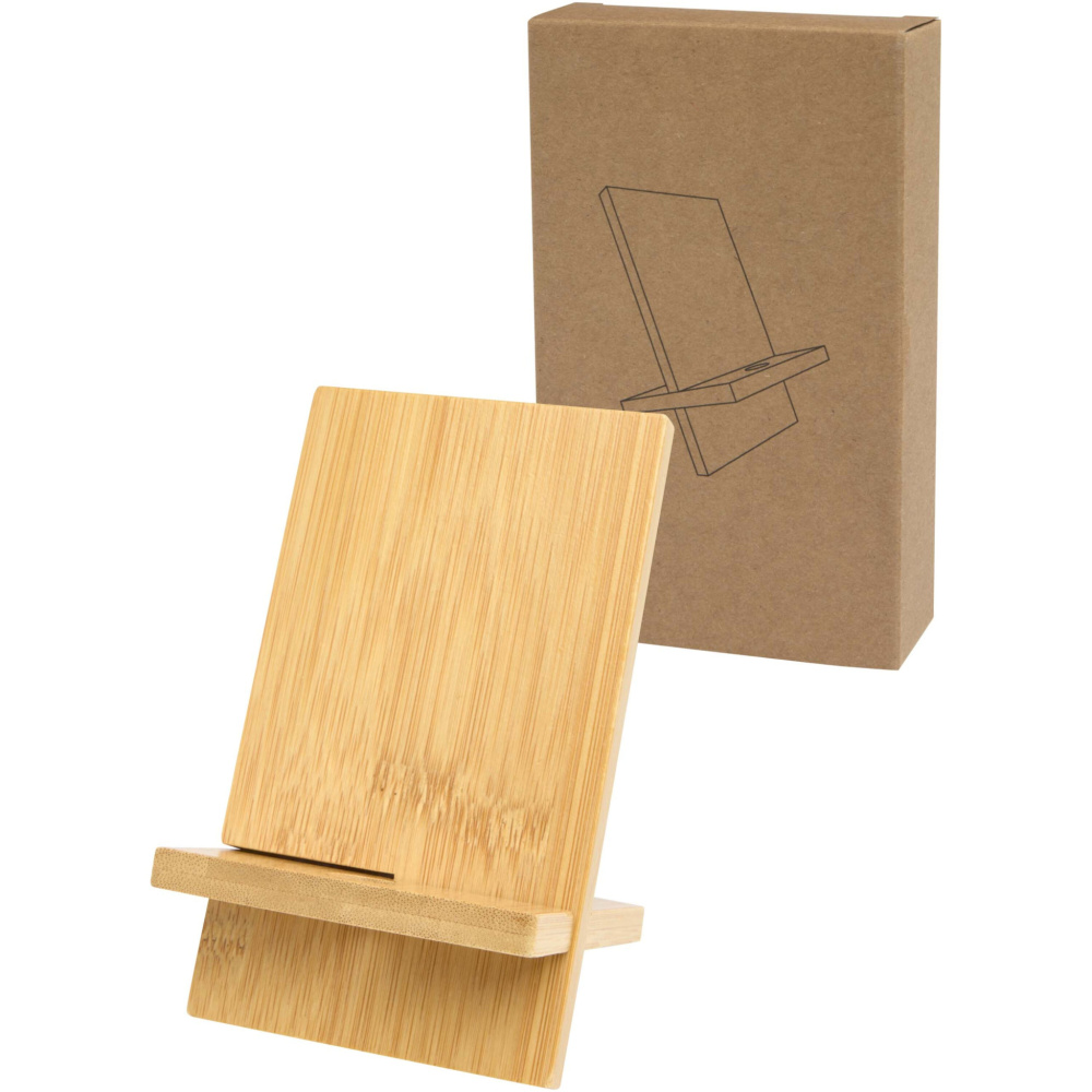 Logotrade promotional merchandise image of: Ceibo detachable bamboo phone stand