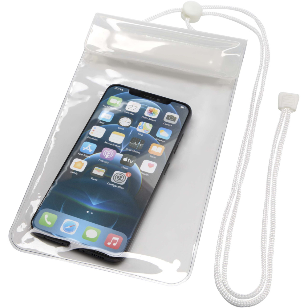 Logo trade promotional gifts image of: Dombay waterproof phone pouch size XL