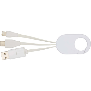 Logotrade promotional gift picture of: Troop 4-in-1 recycled plastic charging cable