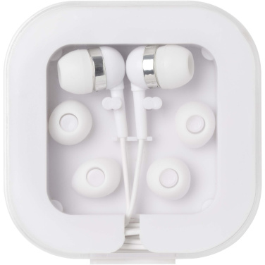 Logo trade promotional gifts picture of: Dofida wired Type-C earbuds with recycled plastic storage box