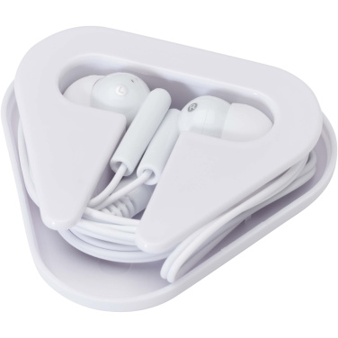 Logo trade promotional products image of: Rebel earbuds with recycled plastic storage box