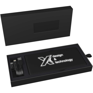 Logotrade promotional gift image of: SCX.design P30 8000 mAh light-up solar power bank