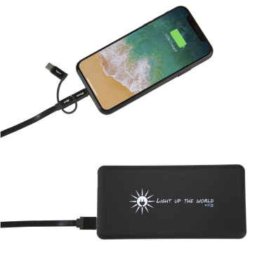Logotrade promotional items photo of: SCX.design P30 8000 mAh light-up solar power bank