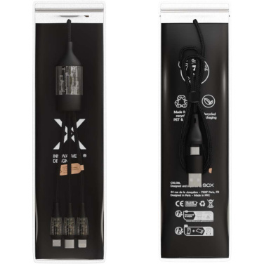 Logo trade promotional gift photo of: SCX.design C50 5-in-1 fast charging 100W/5A cable with digital display