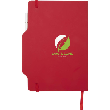 Logotrade promotional merchandise picture of: Nexus A5 hard cover notebook with pen and pencil combo (black ink)