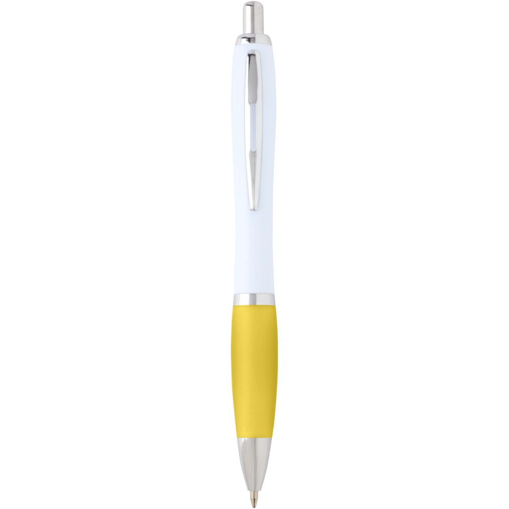 Logo trade promotional merchandise image of: Nash recycled plastic ballpoint pen (black ink)