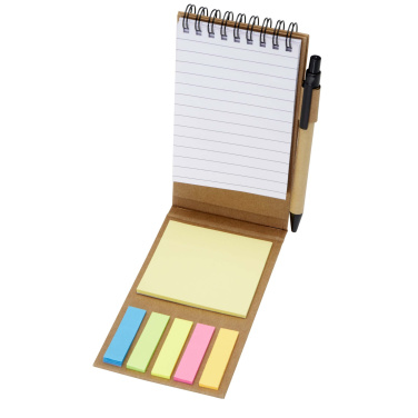 Logotrade promotional product image of: Flipper sticky notepad with ballpoint pen (black ink)