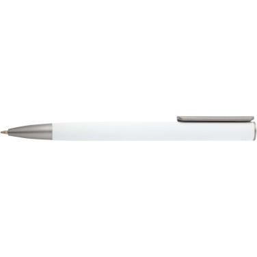 Logo trade advertising product photo of: Ziguur recycled aluminium ballpoint pen (black ink)