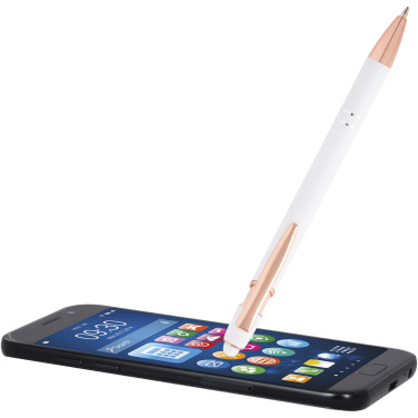 Logo trade advertising products picture of: Nanna ballpoint pen with rose gold finish (black ink)