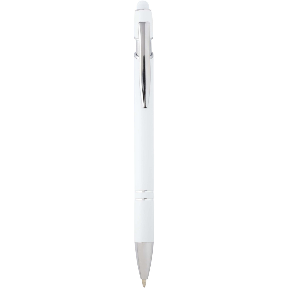 Logotrade promotional product picture of: Kish ballpoint pen with silver finish (black ink)