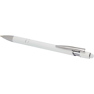 Logo trade promotional merchandise image of: Kish ballpoint pen with silver finish (black ink)