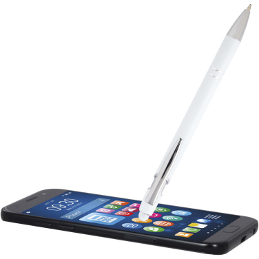 Logotrade promotional giveaway image of: Kish ballpoint pen with silver finish (black ink)