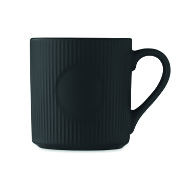 Logo trade promotional items picture of: Ribbed ceramic mug mat 340 ml