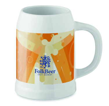 Logo trade promotional giveaways image of: Sublimation beer mug 500 ml