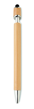 Logo trade promotional merchandise image of: Ball pen in bamboo