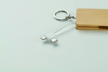 Logotrade promotional merchandise image of: Key ring charging cable