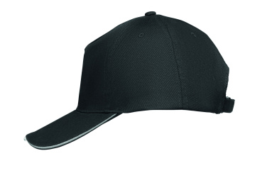 Logotrade promotional item image of: 5 panel LED cotton cap 220gr/m²