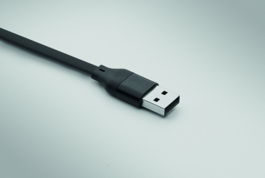 Logotrade promotional giveaway image of: 60W cable keyring recycled ABS