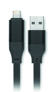 Logotrade promotional product image of: 60W cable keyring recycled ABS