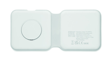 Logo trade promotional merchandise photo of: 2 in 1 foldable charger 15W