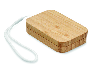 Logo trade business gift photo of: 15W wireless charger in bamboo