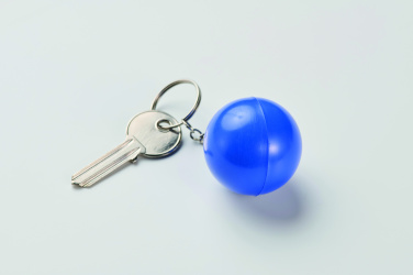 Logo trade promotional gifts image of: PU ball shape key ring