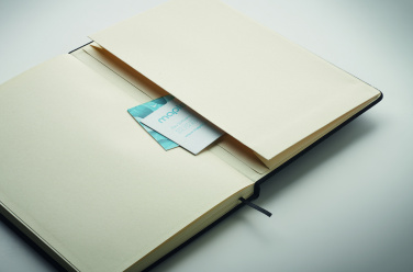 Logo trade promotional gifts picture of: A5 RPET notebook with pen