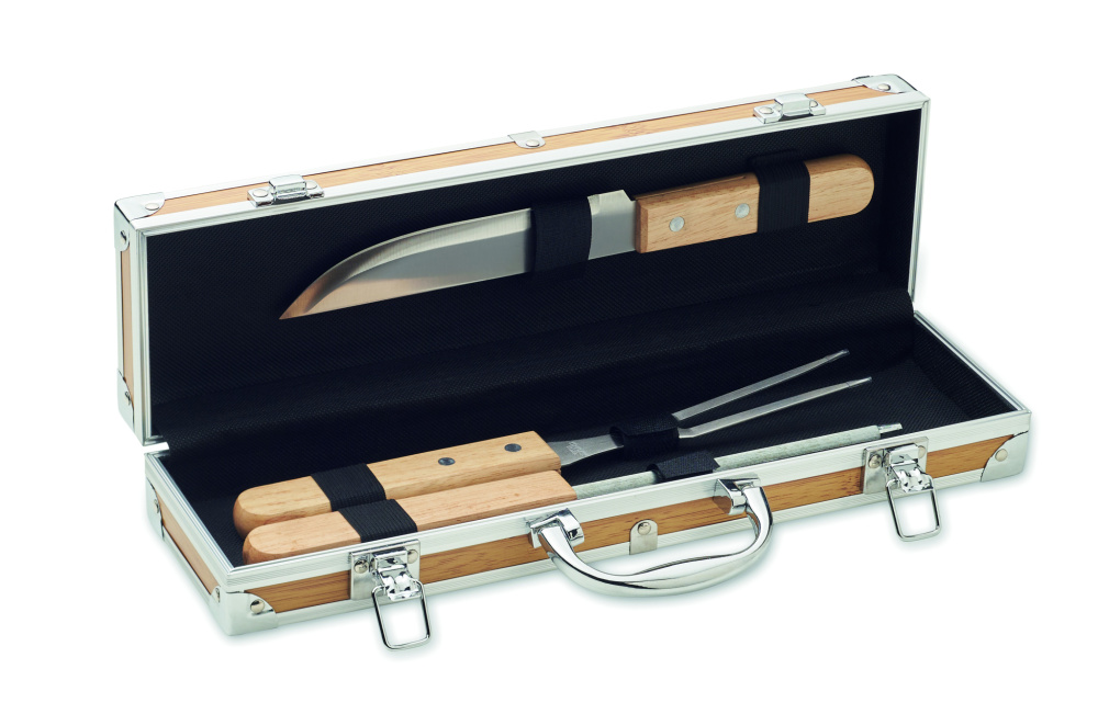 Logotrade corporate gifts photo of: Stainless steel barbecue tools