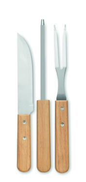 Logo trade advertising products image of: Stainless steel barbecue tools