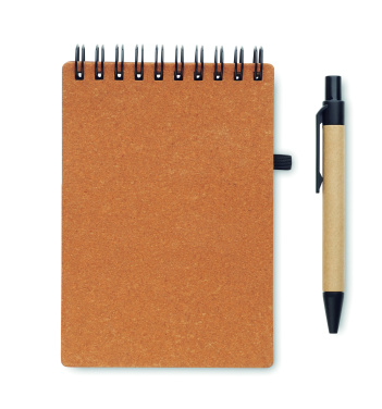 Logo trade promotional products picture of: Recycled notebook with ball pen